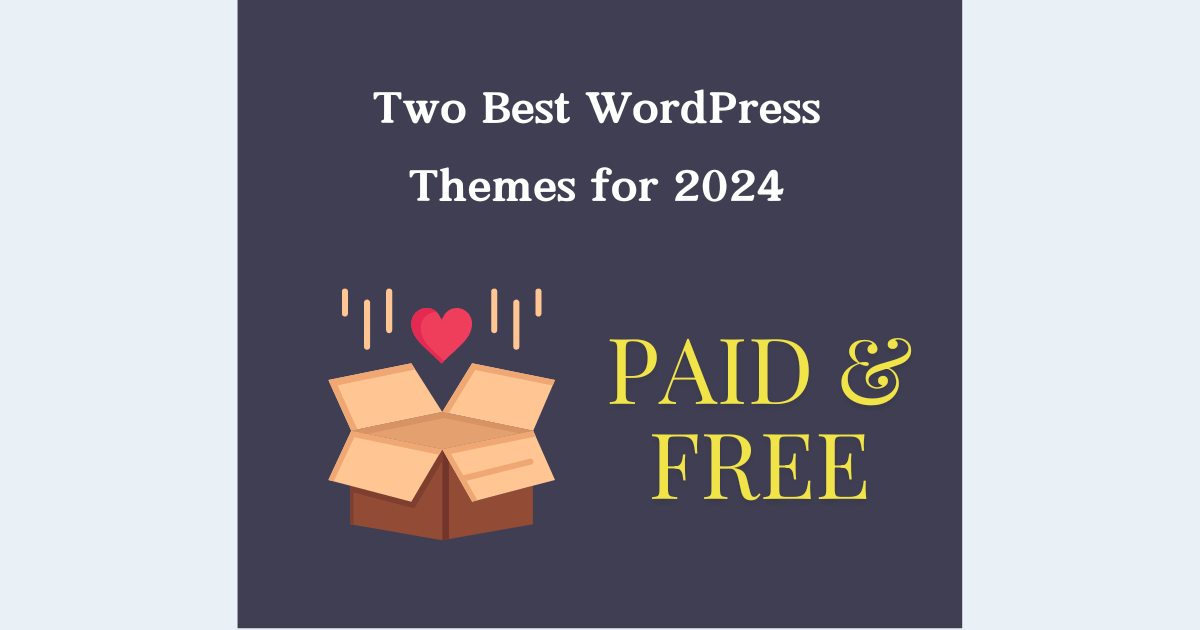 Two most popular best WordPress Themes for 2024