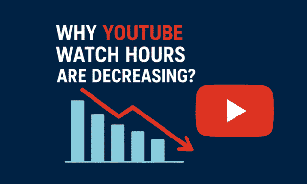 Why YouTube watch hours are decreasing? 2024