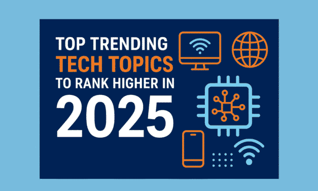 Top Trending Tech topics to rank higher in 2025
